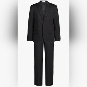 Boys Black Calvin Klein 2pc Suit 14 NWT